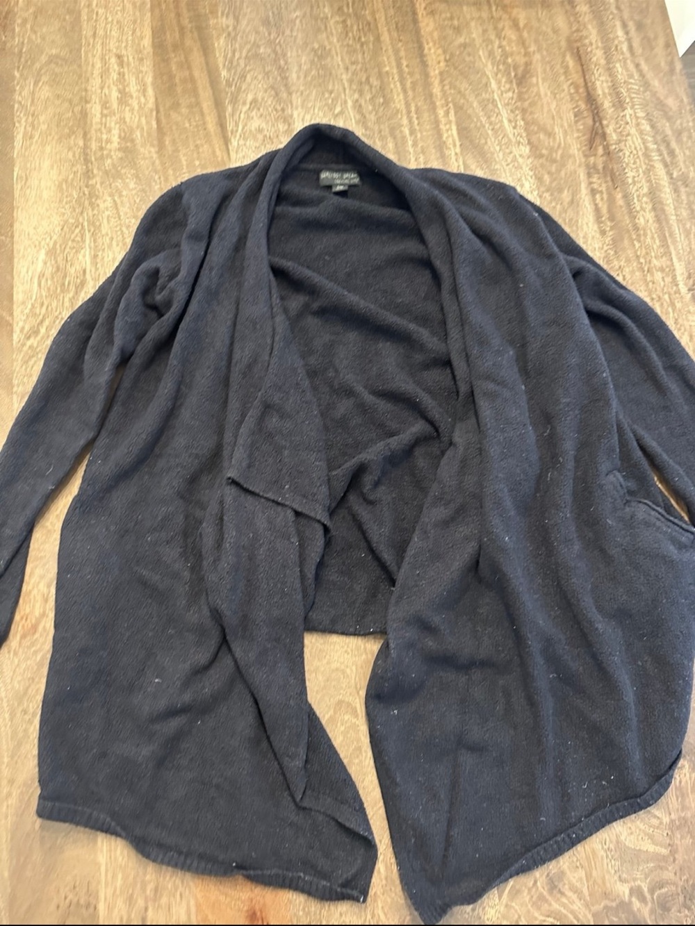 Barefoot Dreams Black Open-Front Women's Cardigan